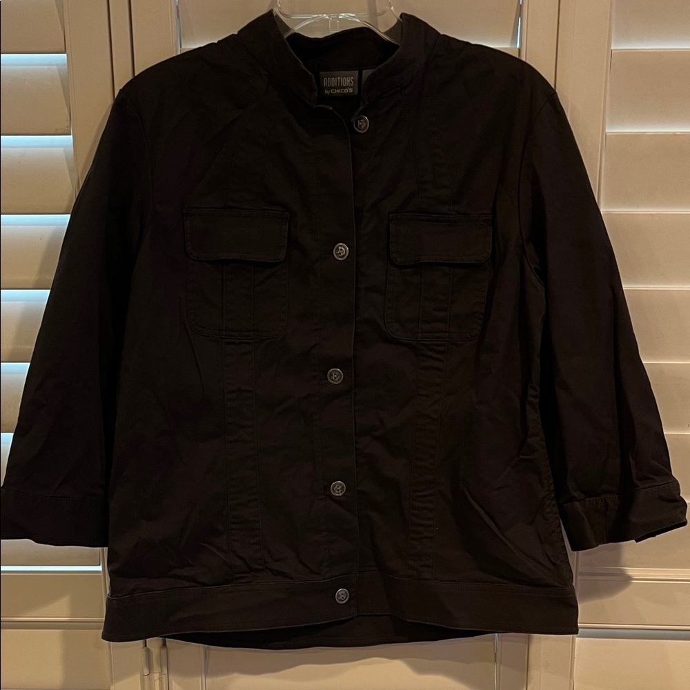 Chico’s Lightweight Black Jacket